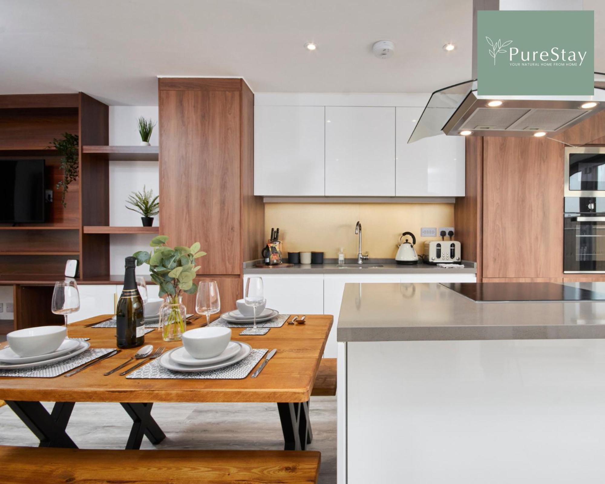 Stunning 5 Bed Manchester House With Parking By Purestay Short Lets & Serviced Accommodation Екстер'єр фото